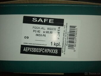 Spolehlivé bezpečnostní kování PORTA – PC 92 inox - 2