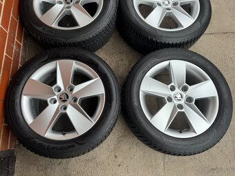 Alu 16" 5x112 škoda ILIAS zimní 80% O3, TOP - 2