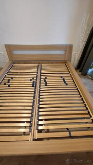 Manželská postel včetně roštú - 2