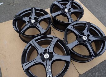 Alu disky na VW, Škoda, 18", 5x112, ET 35, šíře 8J, černé - 2