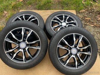 Alu kola 5x112.r16.Letní 205/55/16.Škoda,Vw,Mercedes,Audi - 2