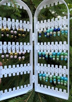 Náušnice visací perličky - 2