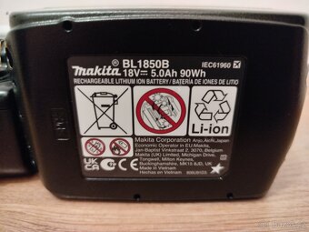 Prodám úplně nové originální akumulátory Makita  BL1850B 18V - 2
