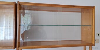 Obývací stěna světlé dřevo - retro masiv Jirák - 2