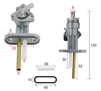 Yamaha palivový kohout - 2