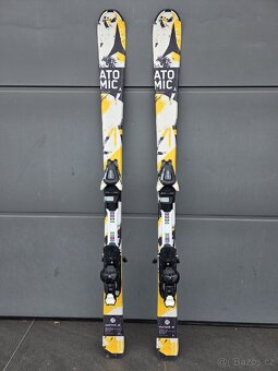 Lyže ATOMIC VANTAGE, 130 cm + lyžáky ROSSIGNOL - 2