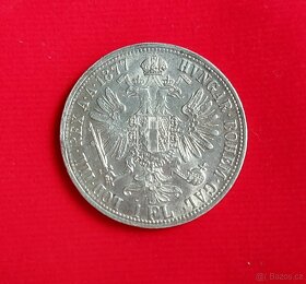 Stříbrná mince  František  Josef I - 2