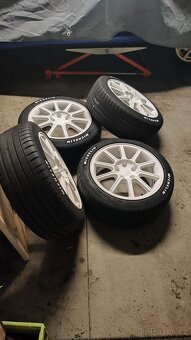 Subaru STI alu 17 - 5x114,3 Enkei bílé - sada 4 kol - 2