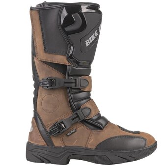 Moto Čižmy Brown-Black - 2