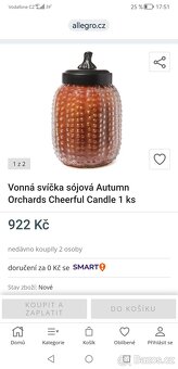 Svíčka Cheerful Candle Baby Pumpkin Autumn Orchard - 2
