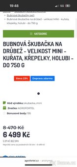 Škubačka mini agrofortel . Slepice , kuřata - 2