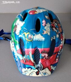 Dětská cyklistická přilba - helma vel. 48-52 cm - 2
