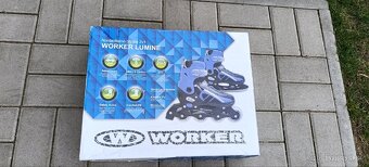 Nastavitelné brusle 2v1 WORKER Lumine XS (29-32) - 2