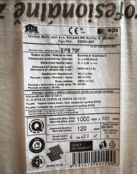 Polystyren EPS 70 120 mm - 2