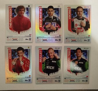 Turbo Attax F1 2024 - Raibow a LE karty - 2