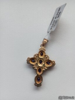 přívěšek s ametystem ve stříbře (Ag) (nový) - 2