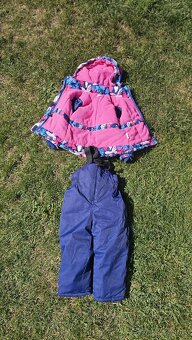 Dětská souprava na lyže, zimní souprava vel.80, top stav - 2