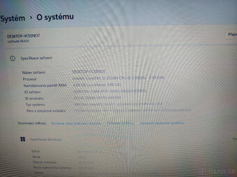 Notebook Dell i5 Win 11, SSD, baterie vydrží cca 2h - 2