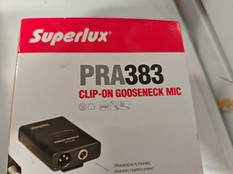 Kondenzátorový nástrojový mikrofon Superlux PRA383 - 2