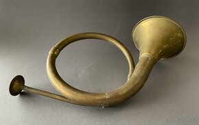 Starožitná mosazná trumpetka - 2