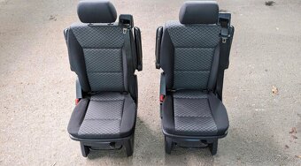 Nové sedadlo VW Multivan T5 T6 T6.1 látka Quadratic - 2