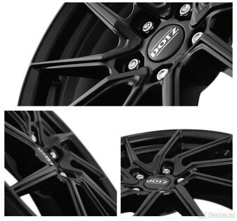 215/55R17 - Dotz Spa Black 7,5x17- 5x108, ET48, top stav - 2