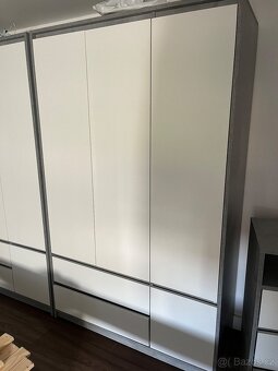 2x skříň, dekor beton - 2