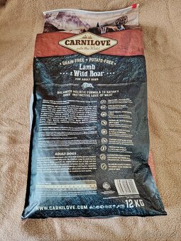 Prodám granule Carnilove Lamb & Wild Boar 12 kg - 2
