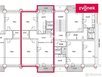 3+1 Zlín - Zarámí, skvělá investice v centru města, 97 m2... - 2