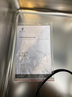 Nahřívací vana 2x použita, Bain Marie - 600 W - GN 1/1 - 2