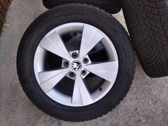 Prodám zimní sadu alu kol 16" na Škoda Octavia IV - 2