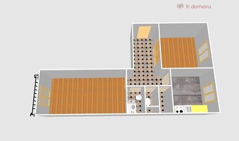 Prodej bytu 2+1 na ulici Generála Janouška, Přerov - 2