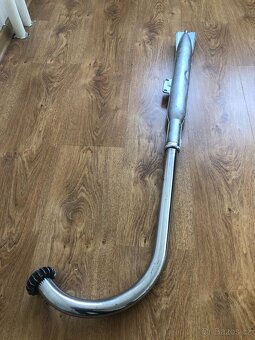 Prodám originální výfuk s kolenem na motocykl ČZ 175/450 - 2