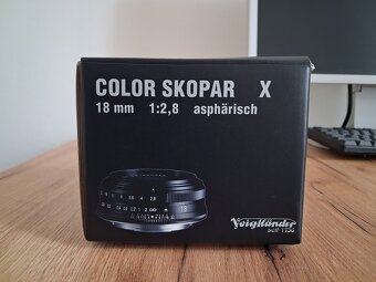 Voigtlander 18 F/2.8 Color Skopar Aspherical Fujifilm X blac - 2