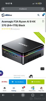 Herni PC Ryzen AI 9 HX 370 (64gb+1TB) Black - 2