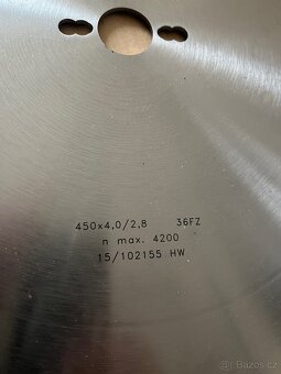 Pilový kotouč 450x4/2,8x30   36FZ - 2