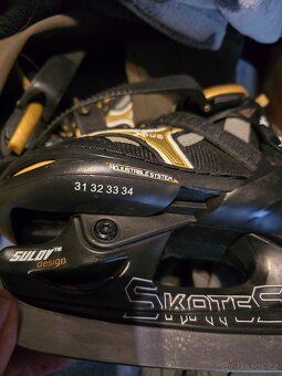 Prodam dětské brusle 31-34 Sulov - 2