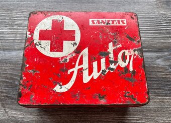 SANITAS - AUTO dobová lékárnička ( včetně obsahu ) - 2