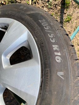 Alu kola 16” 5x112 a letní pneu 205/55/R16 - 2