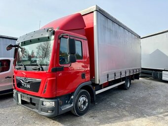 MAN TGL 12250/4X2/valník/shrnovačka/ - 2