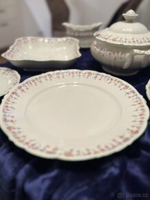 Krásná starožitná jídelní sada porcelánová sada - 2