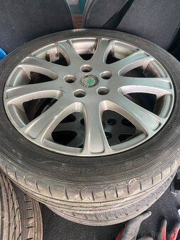 Alu kola 17” 5x112 Škoda a letní pneu 225/45/R17 - 2