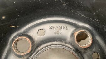 Plechové disky BMW E30 4x100 ET35 - 2