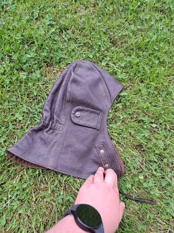 Kožená kukla na motocykl POLABAN- 59-60 cm - 2