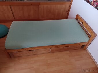 Postel 180x80 + rost+ úložný prostor - 2