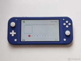 Switch Lite Jailbreak +10 HER modrá - 2