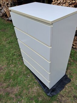 Ikea komoda Malm bílá 6 zásuvek - 2