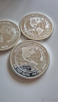 Investiční stříbrné mince Btcon, Ltecon, Ethereum - 2