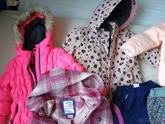 Zimní dívčí bundy, kabátek, podzimní bundy, zateplené legíny - 2