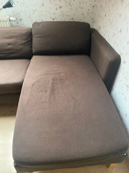 Rohová sedačka pohovka Karlstad Ikea - 2